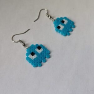 Aretes de Fantasmita Azul de Pac Man